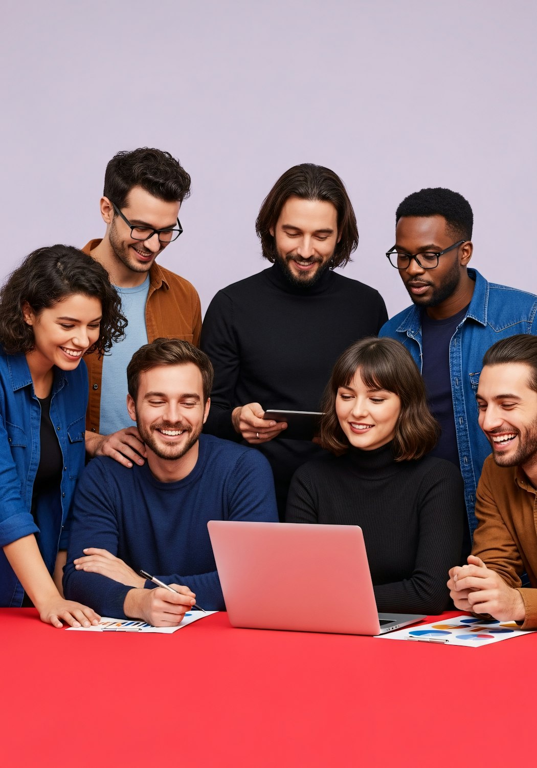 Professionals collaborating remotely via a video call, reflecting the fundamental shift towards digital and trust-based interactions in modern high-ticket sales.