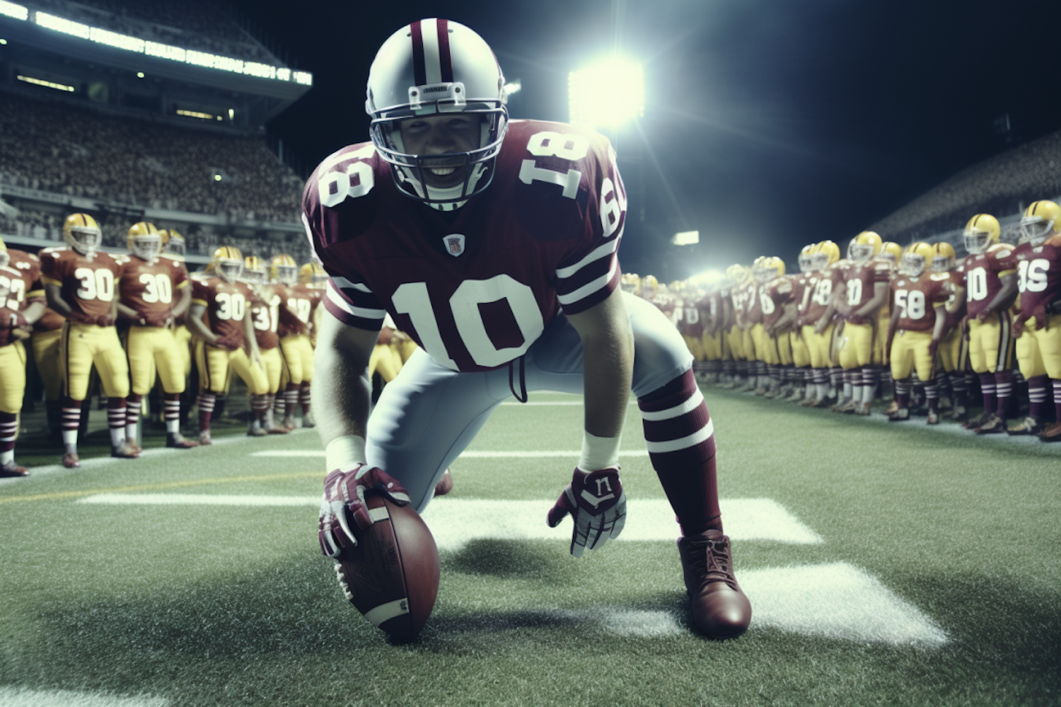 A student enjoys an NFL game on their device, illustrating the convenience and excitement of NFL Sunday Ticket.
