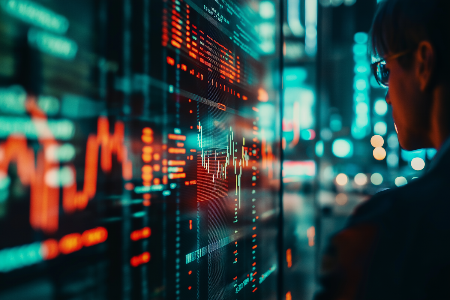 A person analyzing financial charts, representing the critical process of creating both conservative and optimistic income projections for a coaching business.