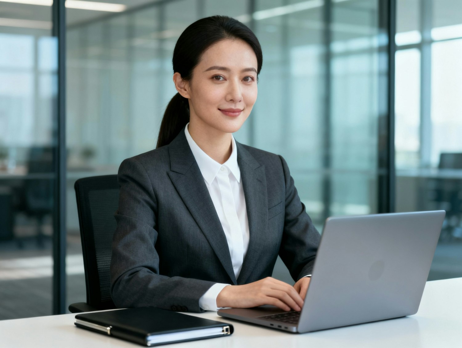 A sales professional confidently engaging a client, symbolizing the consultative approach to closing high-ticket Disney vacation deals.