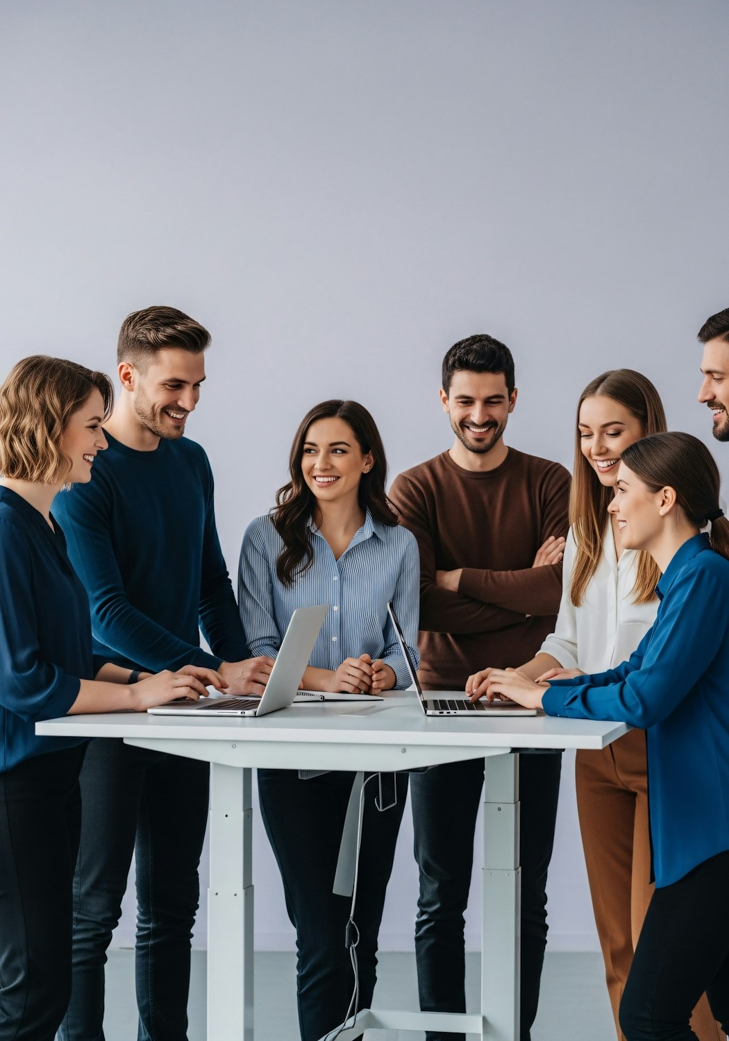 A diverse group of remote sales professionals collaborating virtually, emphasizing the importance of community for overcoming isolation and building confidence.