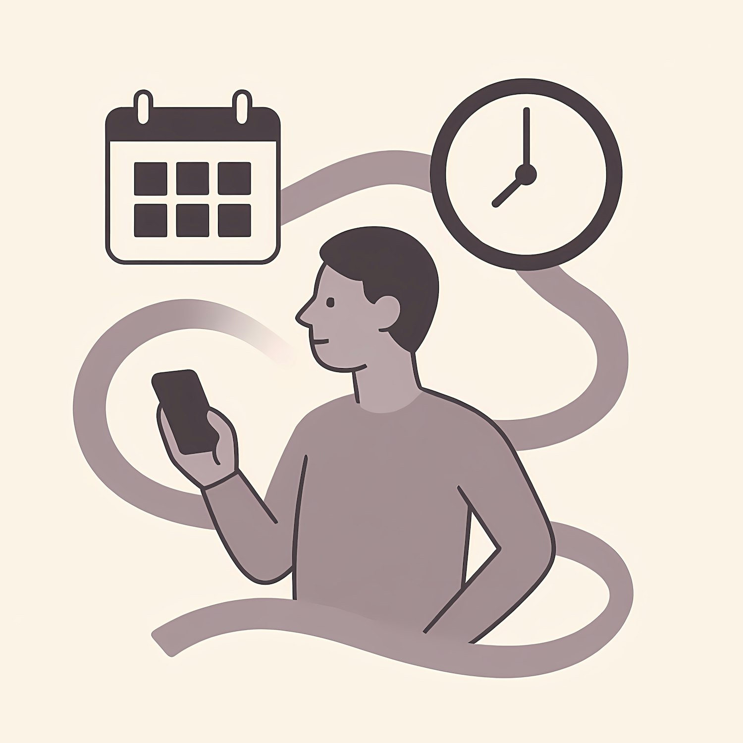 A remote sales professional efficiently managing their daily schedule and tasks on a digital calendar, emphasizing the importance of self-discipline and time management.