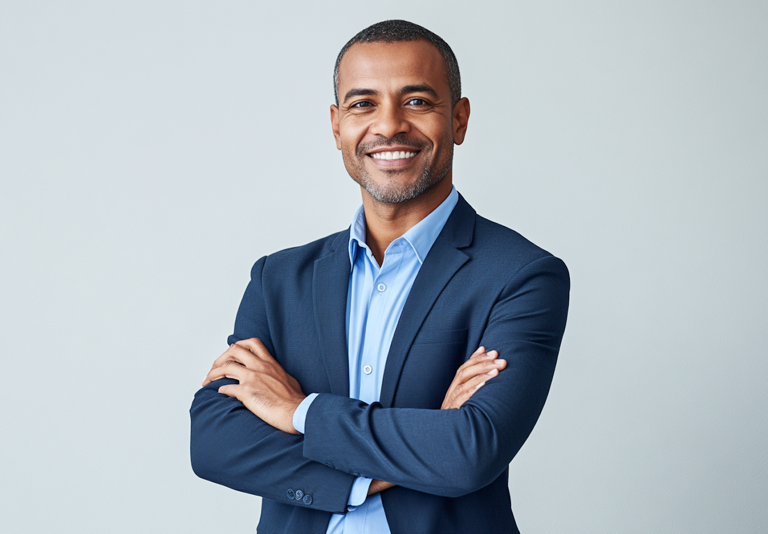 A sales professional engages with a client, building trust and credibility through genuine connection and shared understanding.